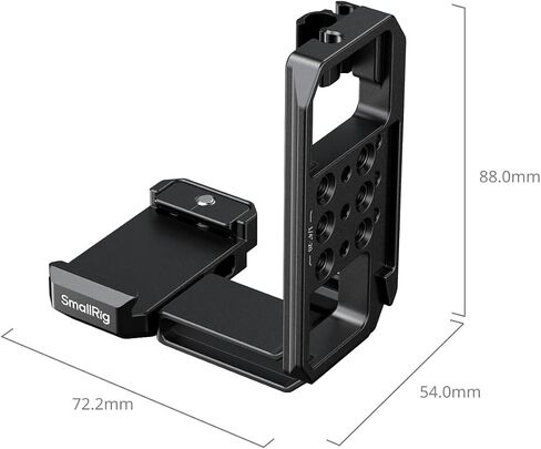SmallRig Vertical Mount Plate for Cage, Built in 1/4''-20 Thread and Baseplate for Arca-Type, L Bracket Switching Grip for Tripods, for DJI RS 4 Pro/ RS 4 Mini / RS 4 / RS 3 Pro / RS3 / RS2 - 5594 in Saudi Arabia