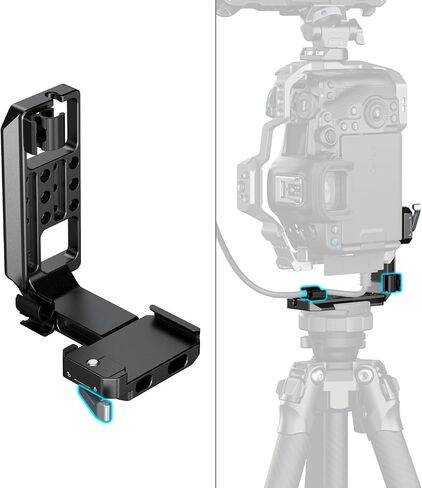 SmallRig Vertical Mount Plate for Cage, Built in 1/4''-20 Thread and Baseplate for Arca-Type, L Bracket Switching Grip for Tripods, for DJI RS 4 Pro/ RS 4 Mini / RS 4 / RS 3 Pro / RS3 / RS2 - 5594 in Saudi Arabia