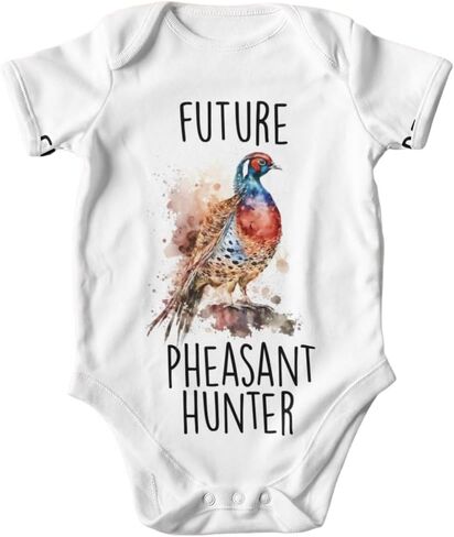 Pheasant Hunter - Baby Boy Girl Clothes Infant Bodysuit Funny Cute Newborn in Saudi Arabia