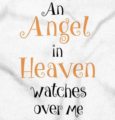 Brisco Brands An Angel In Heaven Watches Over Me Baby Romper Boys or Girls in Saudi Arabia