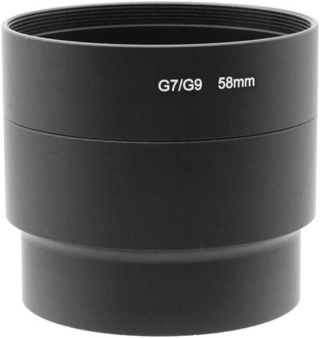 أنبوب محول العدسة 58 ملم لكاميرات Canon PowerShot G7/G9 ، أنبوب محول التصفية لمرشحات CPL للأشعة فوق البنفسجية ، مرشح عن قرب ، مرشحات النجوم ، عدسات الزاوية الواسعة in Kuwait