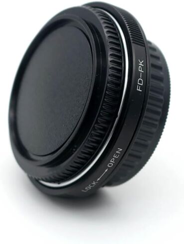 حلقة محول Mount Lens FD إلى PK مع الزجاج الضوئي وقبعة العدسة لعدسة FD Mount إلى كاميرا PK Mount in Kuwait