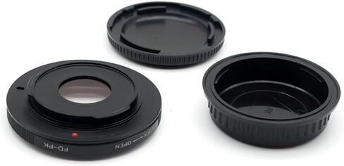 حلقة محول Mount Lens FD إلى PK مع الزجاج الضوئي وقبعة العدسة لعدسة FD Mount إلى كاميرا PK Mount in Kuwait