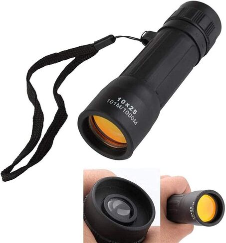 أحاديات التلسكوب أحادي العين للمشي لمسافات طويلة 10x25 للتلسكوب المحمول HD 10x التكبير أحادي المجهر مقاوم للماء. in Kuwait
