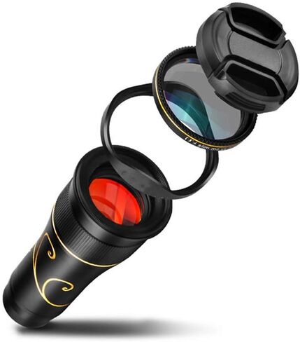Portable Binoculars High Power, High Power HD Monocular with Smartphone Holder Tripod IPX7 Waterproof Monocular Waterproof Clear Prism Lens Scope in Saudi Arabia
