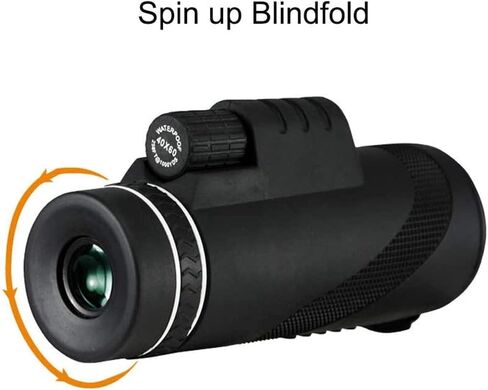 Portable Binoculars High Power 10x40, Monocular Compact with High BAK4 Prism Lens Monocular with Smartphone Adapter and Tripod in Saudi Arabia
