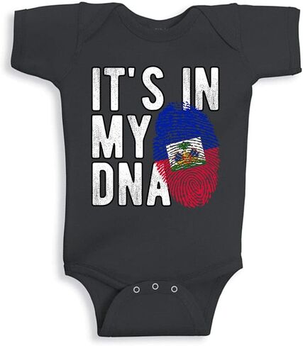 Haiti in My DNA Baby Infant Bodysuit in Saudi Arabia