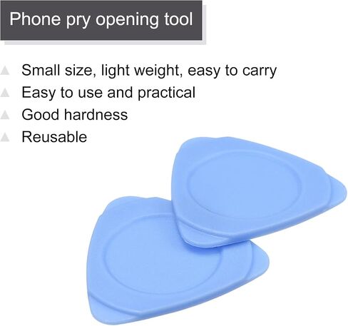 MECCANIXITY Phone Pry Opening Tools Plastic 10pcs Light Blue 1.7mm Thick for Mobile Phone PC Tablet Laptop LCD Screen Repair, Guitar Picks in Saudi Arabia
