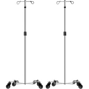 حامل قابل للحمل الدوار IV Pole IV من شركة Konmee مزود بخطاف 4 أرجل / 5 أرجل مع عرض ارتفاع قابل للتعديل، حامل حامل من الفولاذ المقاوم للصدأ, , 5 Legs, , in Kuwait