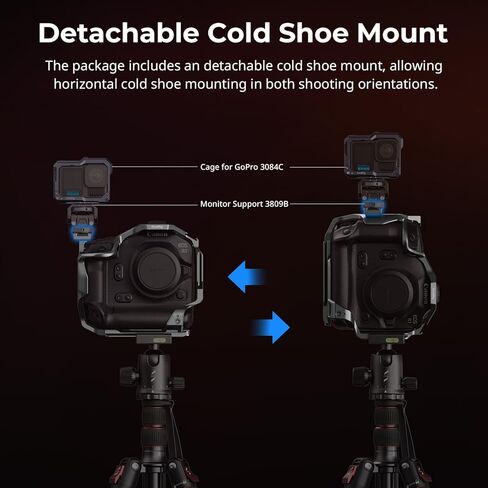 SmallRig Cage for Canon R1+Adjustable Camera Monitor Mount for ARRI-Style in Saudi Arabia