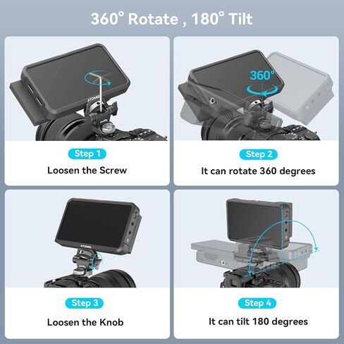SmallRig Cage for Canon R1+Adjustable Camera Monitor Mount for ARRI-Style in Saudi Arabia