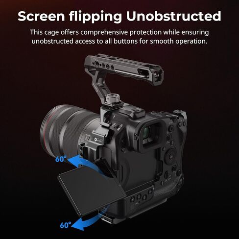 SmallRig Cage for Canon R1+Top Handle with 3/8"-16 Locating Pins for ARRI in Saudi Arabia