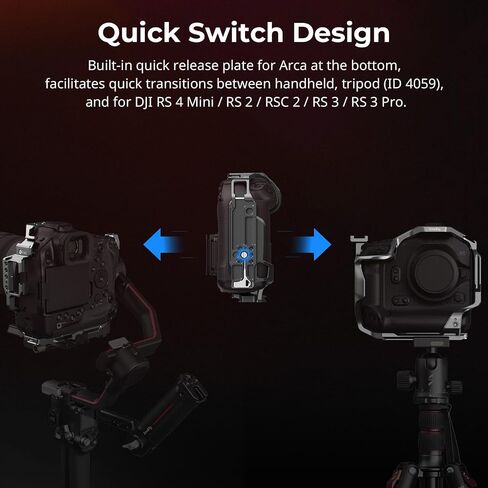 SmallRig Cage for Canon R1+Top Handle with 3/8"-16 Locating Pins for ARRI in Saudi Arabia