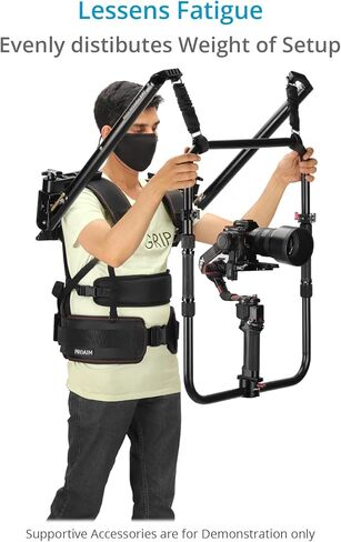 PROAIM GIMBAL-BIRD Support GIMBALS CAMBALS 2-AXIS / 3-AXIS Camera. يدعم أفضل مقبض في المقبض والغامضة القائمة على الحلقة ونطاق الحمولة النافعة: 5-15 كجم/11 رطل-33 رطل in Saudi Arabia