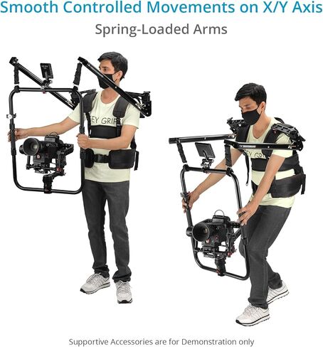 PROAIM GIMBAL-BIRD Support GIMBALS CAMBALS 2-AXIS / 3-AXIS Camera. يدعم أفضل مقبض في المقبض والغامضة القائمة على الحلقة ونطاق الحمولة النافعة: 5-15 كجم/11 رطل-33 رطل in Saudi Arabia