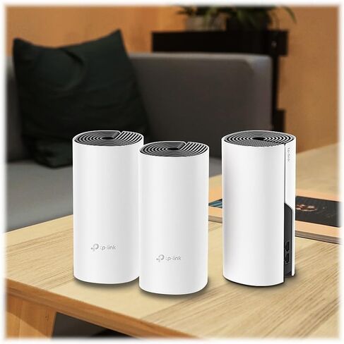 TP-Link Deco Whole Home Mesh WiFi System – Up to 5,500 Sq.ft. Coverage, WiFi Router/Extender Replacement, Gigabit Ports, Seamless Roaming, Parental Controls, Works with Alexa(Deco M4 3-Pack) in Saudi Arabia