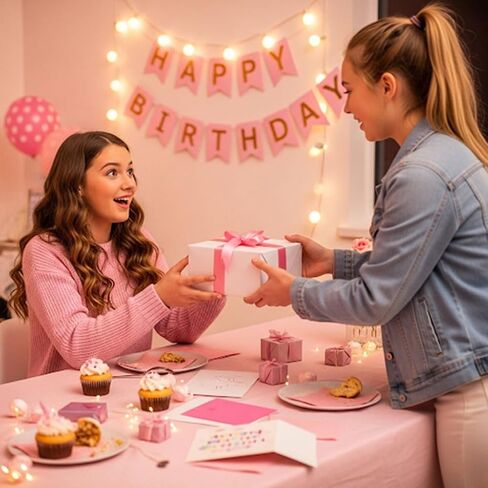 Nunubeo Birthday Gifts for Teen Girls Women, Pink Gift Basket for Teenage Girl, Teen Girl Gifts Trendy Stuff, Gifts for Daughter Niece Granddaughter Friends Her, Gift Idea for All Occasions in Saudi Arabia
