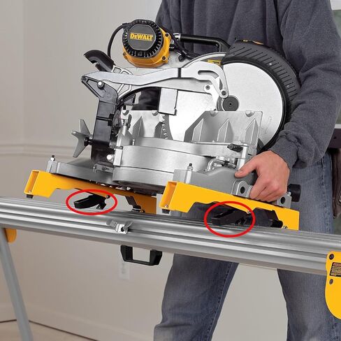 DW7231 MITER منشار قوسة تصاعد المشبك ， ل dewalt miter saw bracketset - miter miter mater أجزاء ، 2 pcs متوافقة in Saudi Arabia