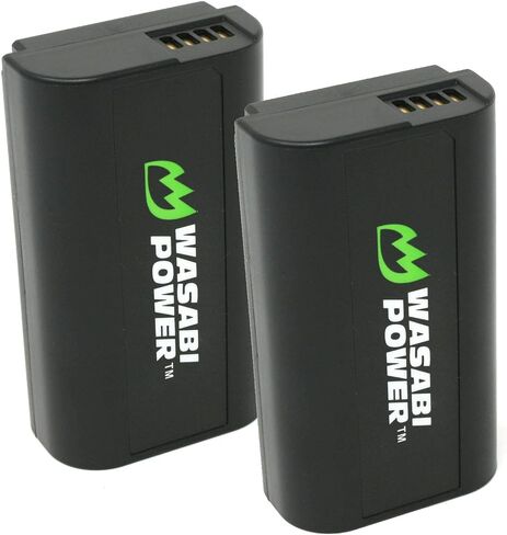Wasabi Power DMW-BLJ31 Battery (2-Pack) for Panasonic LUMIX S1, S1R, S1H, LUMIX S Series Mirrorless Cameras in Saudi Arabia
