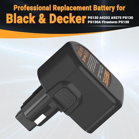 Shentec 3500mAh 12V استبدال لـ Black & Decker 12V بطارية PS130 A9252 A9275 PS130 PS130A FireStorm PS130 POWER TOOL PACKS in Saudi Arabia
