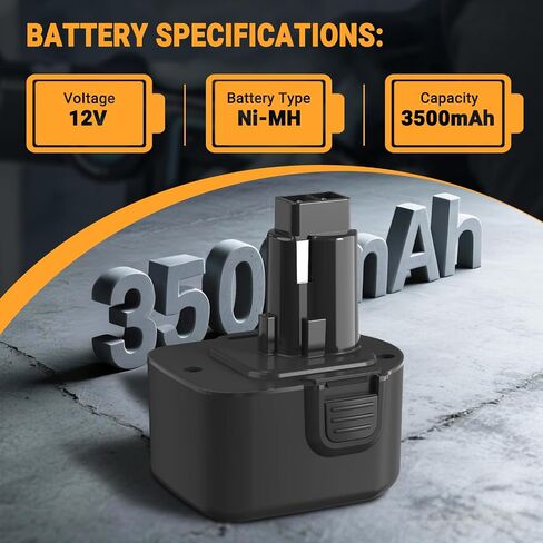 Shentec 3500mAh 12V استبدال لـ Black & Decker 12V بطارية PS130 A9252 A9275 PS130 PS130A FireStorm PS130 POWER TOOL PACKS in Saudi Arabia