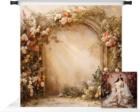 Kate Boho Flower Backdrop Abstract Background Art in Saudi Arabia