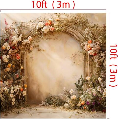 Kate Boho Flower Backdrop Abstract Background Art in Saudi Arabia