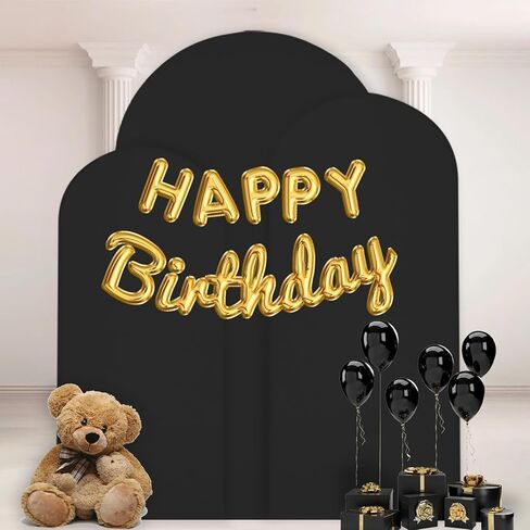 Weerrw White Arch Backdrop Cover Set من 3 spandex مجهزة Round Round Top Chiara Backdrop Stand Weddingy Weddingsy For Event Birthday Party Banquet Decoration (6 قدم ، 6.6 قدم ، 7.2 قدم) in Kuwait