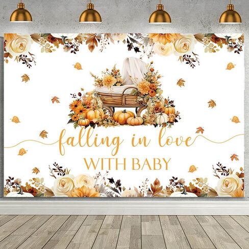 Mehofond 7x5ft Pumpkin Baby Backdrop for Boy Fall A A Little Pumpkin على الطريق الخلفية للتصوير الفوتوغرافي الخريف الأزرق الأزرق الشكر لحزب الطفل دخن. in Kuwait
