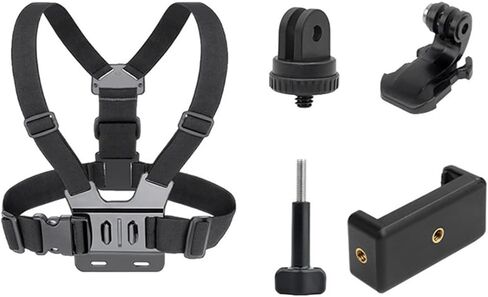 GoPro Official Chest Mount (Performance Chesty) - Adjustable Harness for Hands-Free POV Action Camera Mounting - Compatible with GoPro in Saudi Arabia