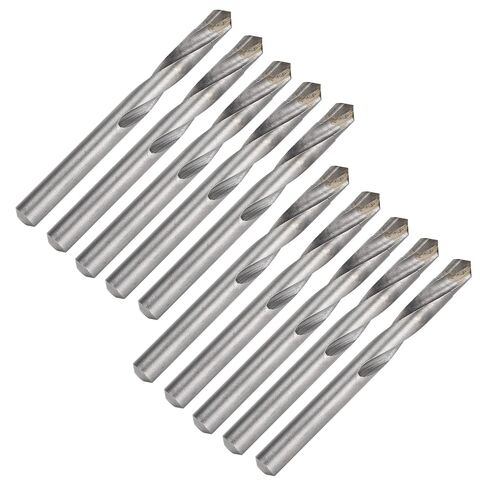 Jobber Drill Bits 10Pcs Straight Shank Twist Drill, Tungsten Steel Engraving Milling in Saudi Arabia