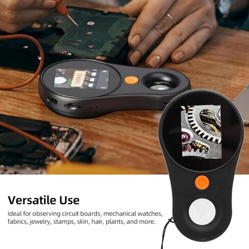 المجهر الرقمي المحمول ، مكبّر محمولة مع شاشة ملونة 2.0 بوصة 500x تكبير 2MP مجهر الدقة 8 مصابيح LED لـ Vista 7 8 10 11 OS X 11.0 أعلاه in Kuwait