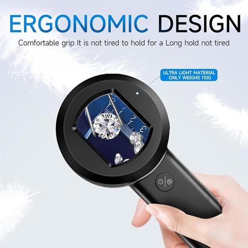 Cordless Digital Microscope With Large LCD Screen USB Connectivities For Precise Coin Grading Jewelry Appraisal Digital Magnifier With Double Light Mode in Saudi Arabia