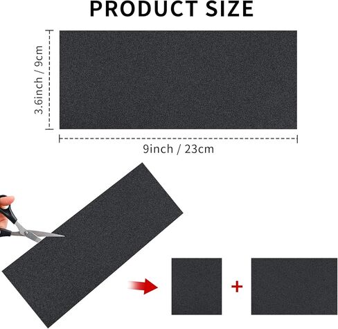 24PCS Variety Pack Sandpaper Sand Paper, 12 Grits Assorted for Wood Metal Sanding, Wet Dry Sandpaper 120/150/180/240/320/400/600/800/1000/1500/2500/3000 Grit in Saudi Arabia