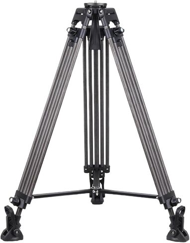 VT80C ألياف الكربون فيديو ترايبود ترايبود ترايبود ترايبود رأس الكاميرا DSLR Camcorder Slider 1.86m 12 كجم تحميل (Tripod VT80C) in Saudi Arabia