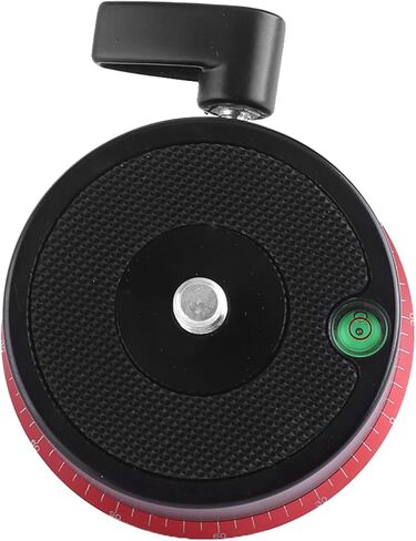 360 ° reashingcamera panning base base ، تم بناؤه في مستويات الفقاعة ، و 3/8 بوصة ألومنيوم ألومنيوم برأس ترايبود ترايبود ترايبود ترايبود كاميرات dslr ترايبود in Kuwait