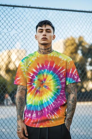 TIE صبغة قمصان الرجال Hippies كبار القميصين القميص القميص TIE TIE TIE TIE Senior in Kuwait