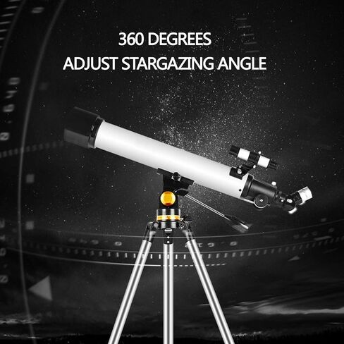 Astronomical Telescope for Kids 700/70mm Portable Refractor Super Clear Telescope with Adjustable Tripod and Carry Bag for Astronomy Beginners Good Partner to View Landscape and Planet in Saudi Arabia