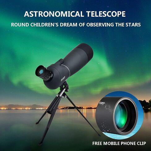 Adults Kids Telescopes for Astronomy Professional High Magnification 70mm Aperture Refraction Telescope Zoom Portable Monocular Scope with Tripod Phone Holder Beginners Space Observation in Saudi Arabia
