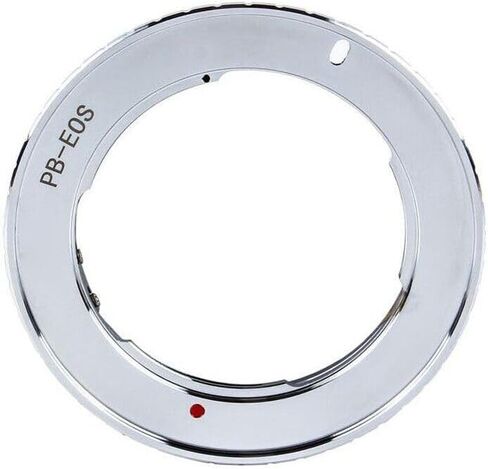 Adapter Ring for Praktica P B Lens to Canon EF Metal Silver Grey manual focus in Saudi Arabia