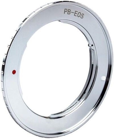 Adapter Ring for Praktica P B Lens to Canon EF Metal Silver Grey manual focus in Saudi Arabia