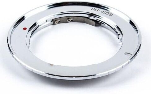 Adapter Ring for Praktica P B Lens to Canon EF Metal Silver Grey manual focus in Saudi Arabia