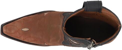 Corral Boots Womens Floral Embroidered Snip Toe Casual Boots Ankle Low Heel 1-2" - Black, Brown in Saudi Arabia