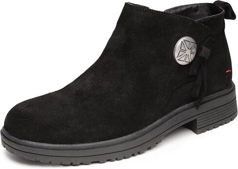Minnetonka Joyelle – Ankle Booties for Women with Anishinaabe Designed Lug Sole and Cushioned Footbed in Saudi Arabia
