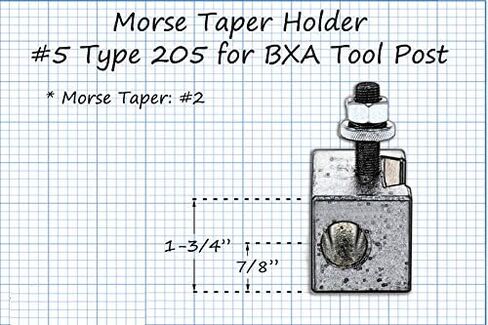 10-15 "BXA #5 تغيير سريع Morse Taper Tool حامل #2 MT 250-205 شريط ممل in Saudi Arabia