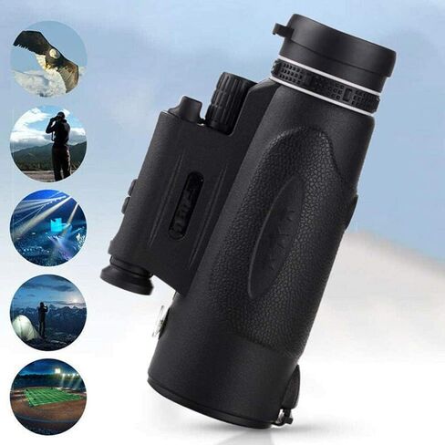 مناظير محمولة عالية الطاقة 12 × 42 ، وعلى عالي الدقة وحيد مع عدسة BAK4 Monocular مع محول الهواتف الذكية وترايبود لحفلات المسرح مشاهدة الطيور in Saudi Arabia