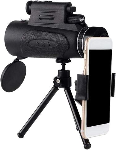 مناظير محمولة عالية الطاقة 12 × 42 ، وعلى عالي الدقة وحيد مع عدسة BAK4 Monocular مع محول الهواتف الذكية وترايبود لحفلات المسرح مشاهدة الطيور in Saudi Arabia