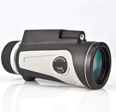Portable Binoculars High Power Monocular Binoculars Telescope, 7x35 High Power HD Binoculars with Compass Measureable Distance in Saudi Arabia