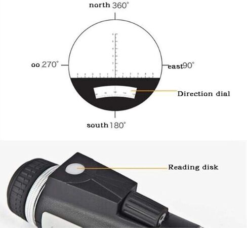 Portable Binoculars High Power Monocular Binoculars Telescope, 7x35 High Power HD Binoculars with Compass Measureable Distance in Saudi Arabia