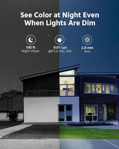 Annke 4K Poe Security Camera System ، 12mp H.265+ 8ch NVR مع 2TB للمراقبة HDD ، 6pcs 8mp cams ، رؤية ليلية ملونة مع تسليط الضوء مع 1pcs 3k poe cam ، rtsp ، IP67 مقاومة للمياه. in Kuwait